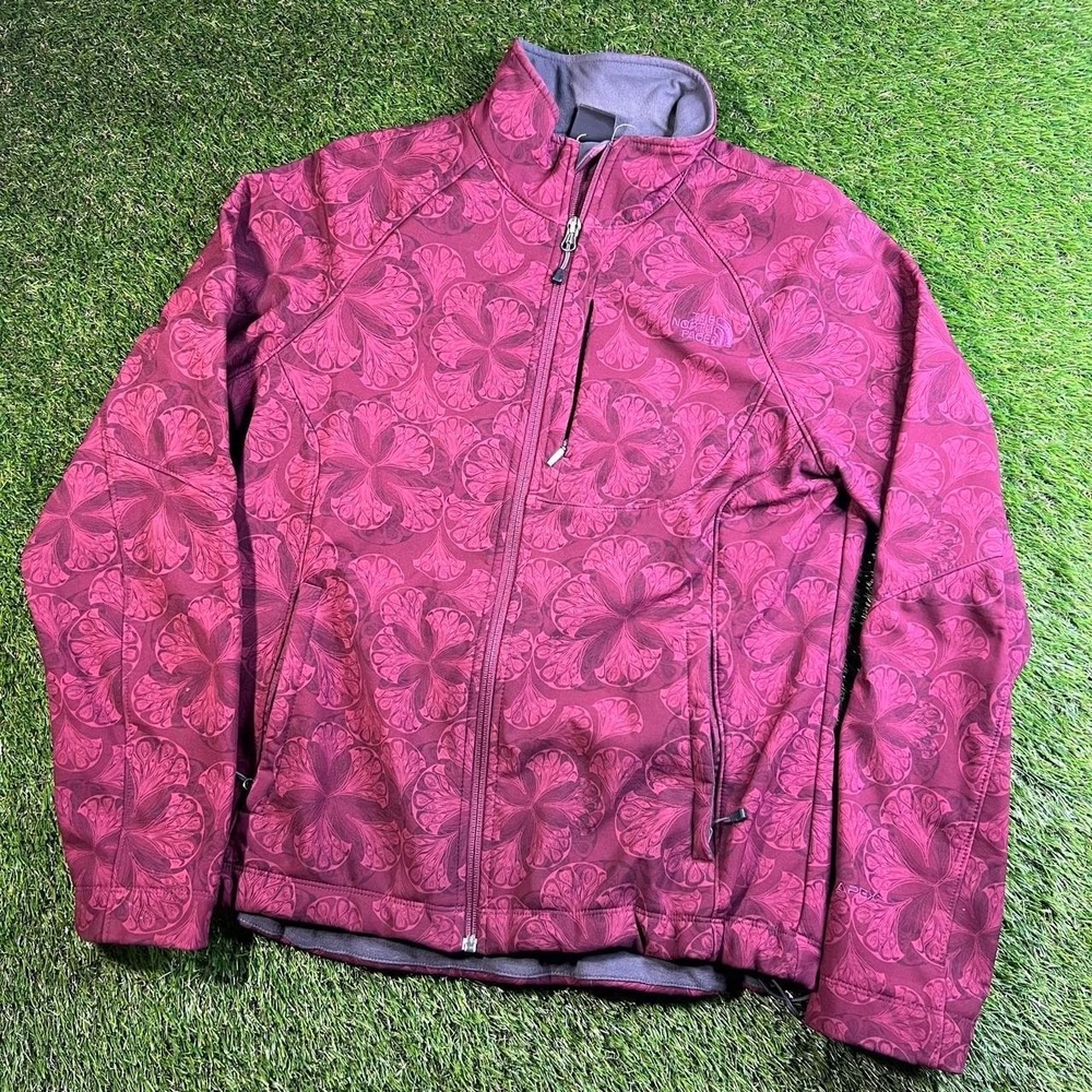 The North Face Apex Bionic Women's Large Pink Floral WindWall Soft-Shell Jacket®